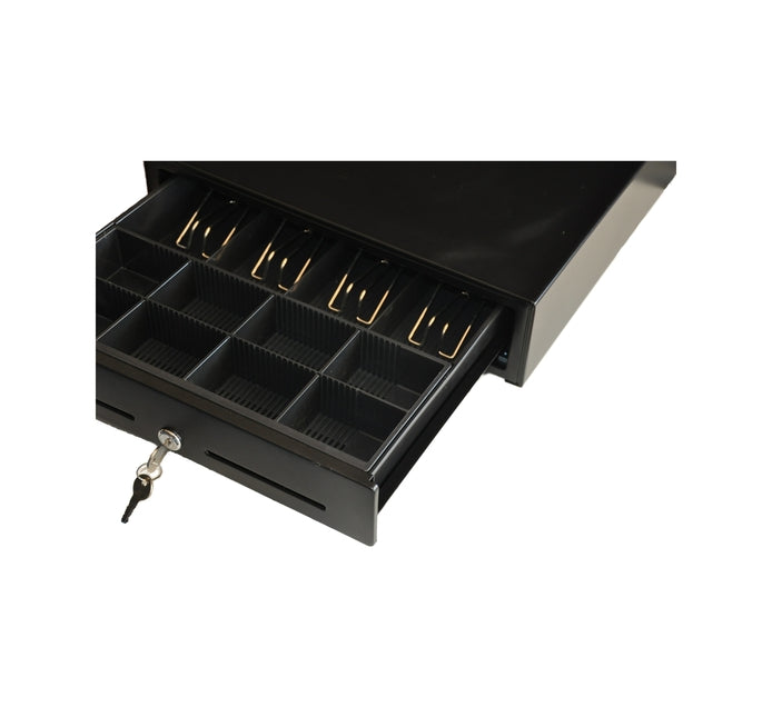 Cash Drawer - Black  | RJ11 Printer Kick Cable | Shopify POS